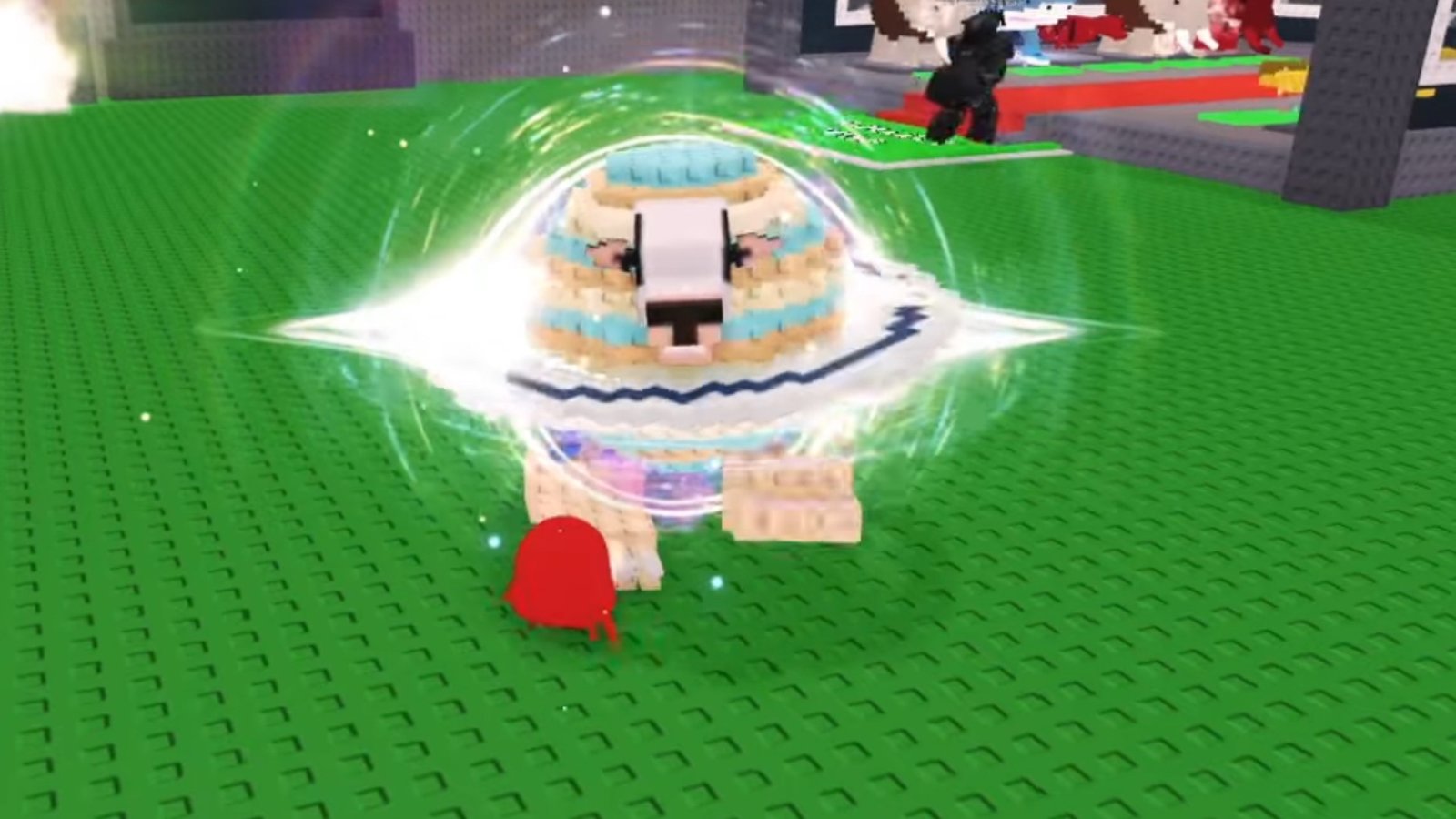 Roblox Steal a Brainrot screenshot featuring the La Vaccha Brainrot unit.