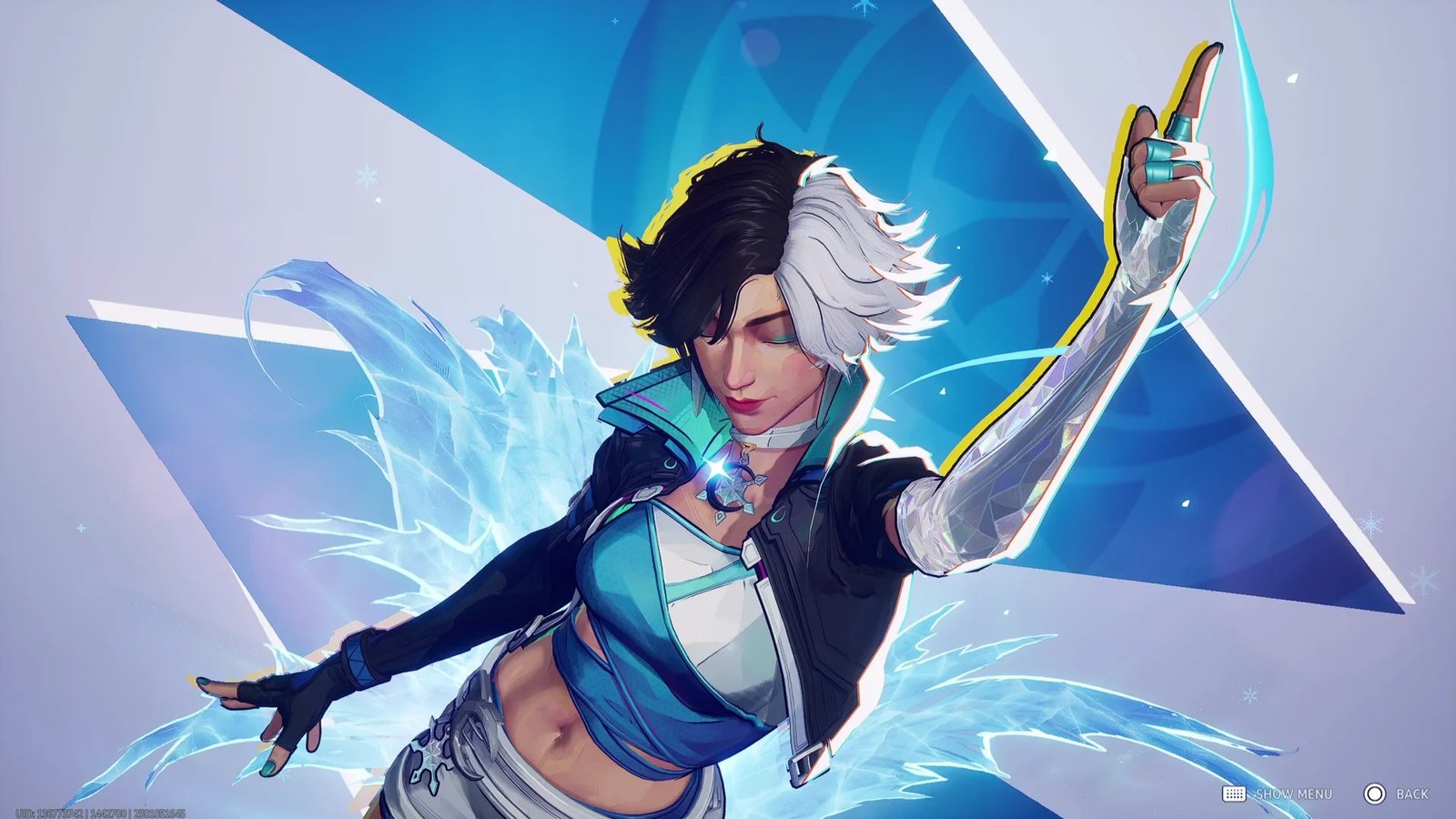 Marvel Rivals screenshot featuring Luna Snow's base MVP animation.