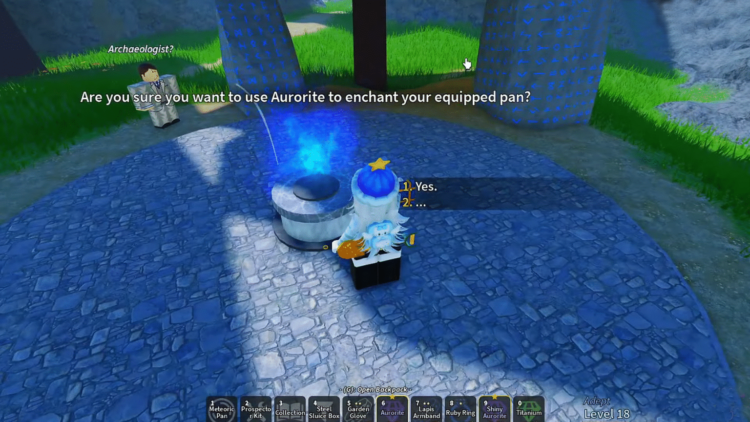Prospecting! Roblox Interacting Enchantment Table