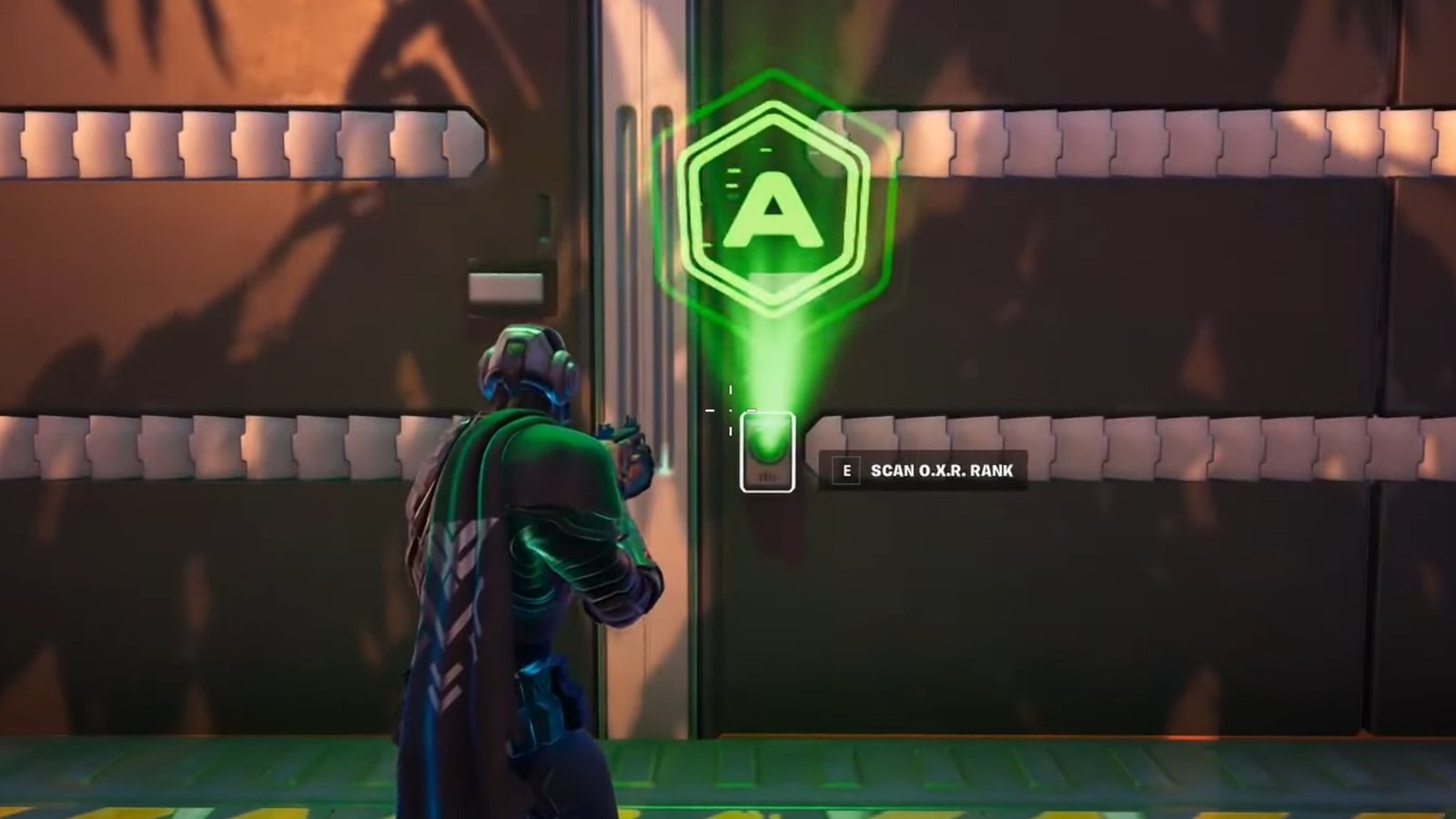 Fortnite screenshot featuring The Foundation at an O.X.R Bunker