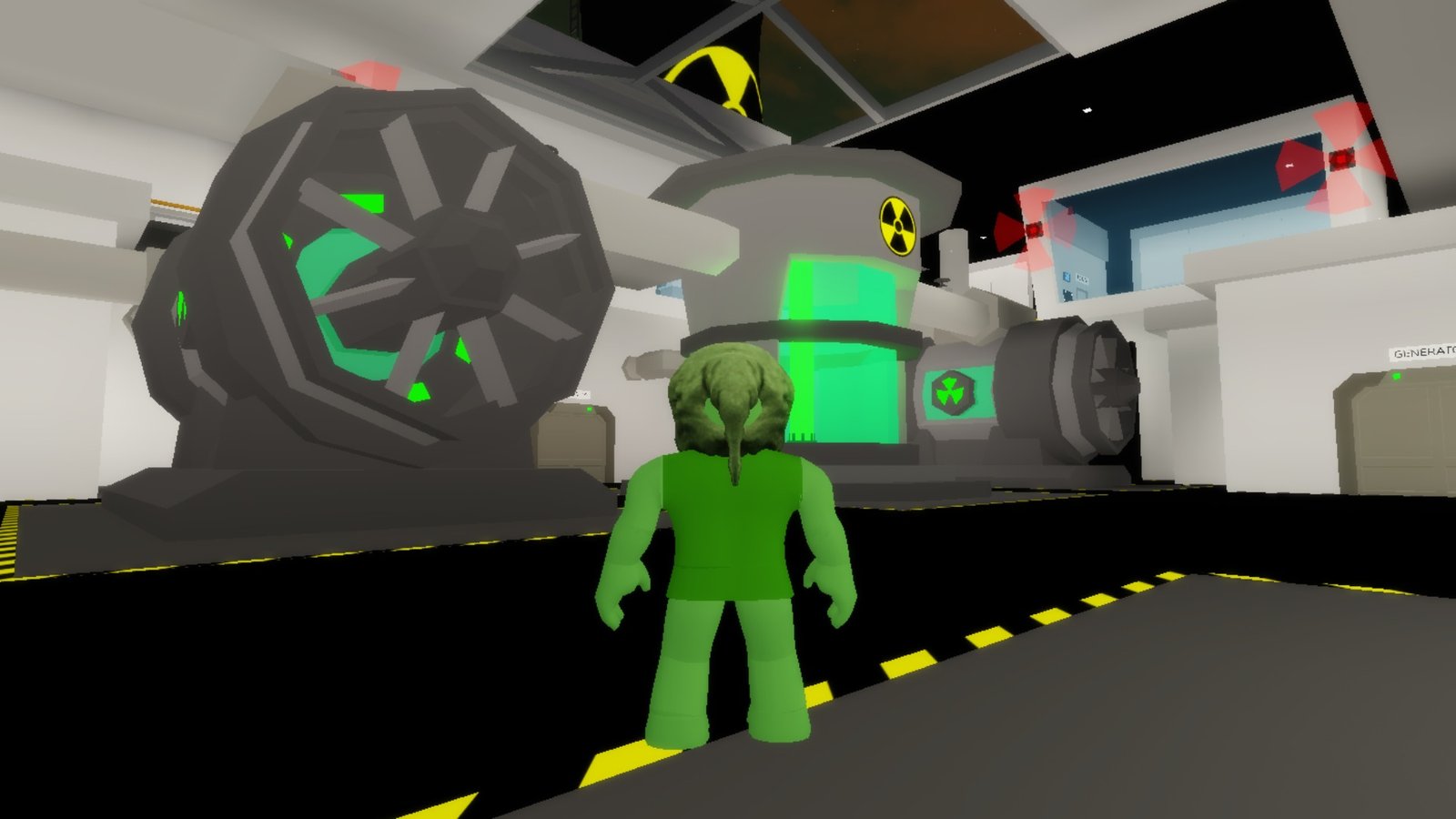 Brookhaven RP screenshot featuring the turbines inside the power plant.