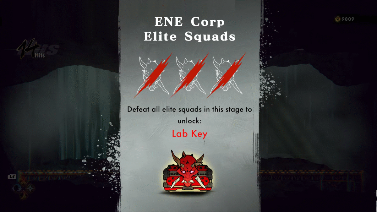 Shinobi Art of Vengeance Lab Key Defeating Elite Squad Prompt