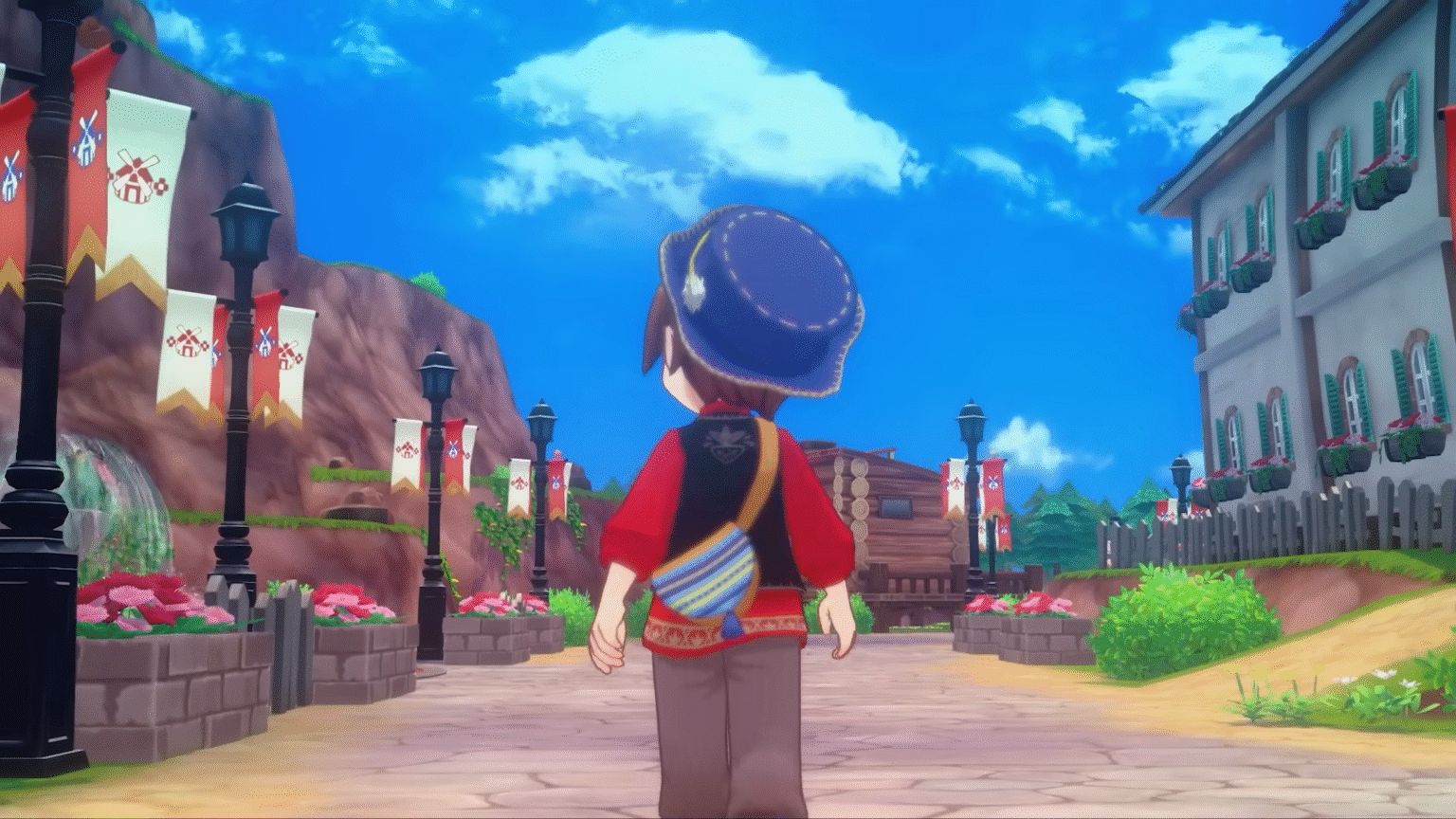 Story of Seasons Grand Bazaar Entering the Town For the First time