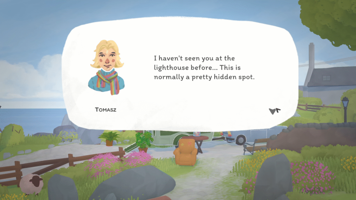 Tomasz Lighthouse NPC Tiny Bookshop