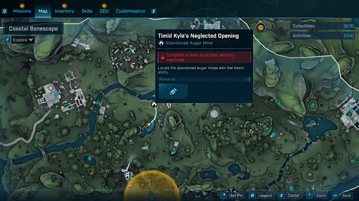 Borderlands 4 Auger Mines Location Coastal Bonescape, FadeFields