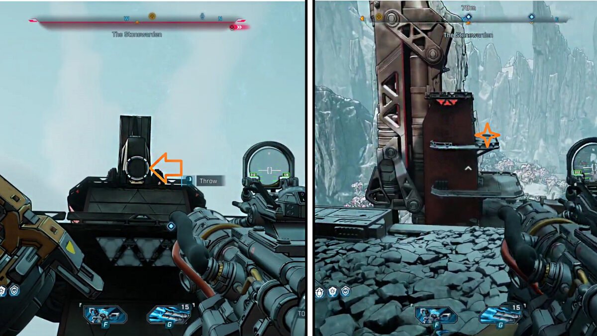 Borderlands 4 Gliding Spot to the first platform