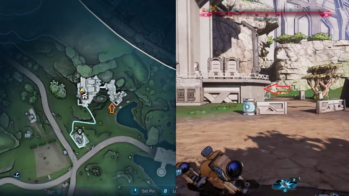 Borderlands 4 Guide to the entrance of Shut-Eye Keep Safehouse in Howl