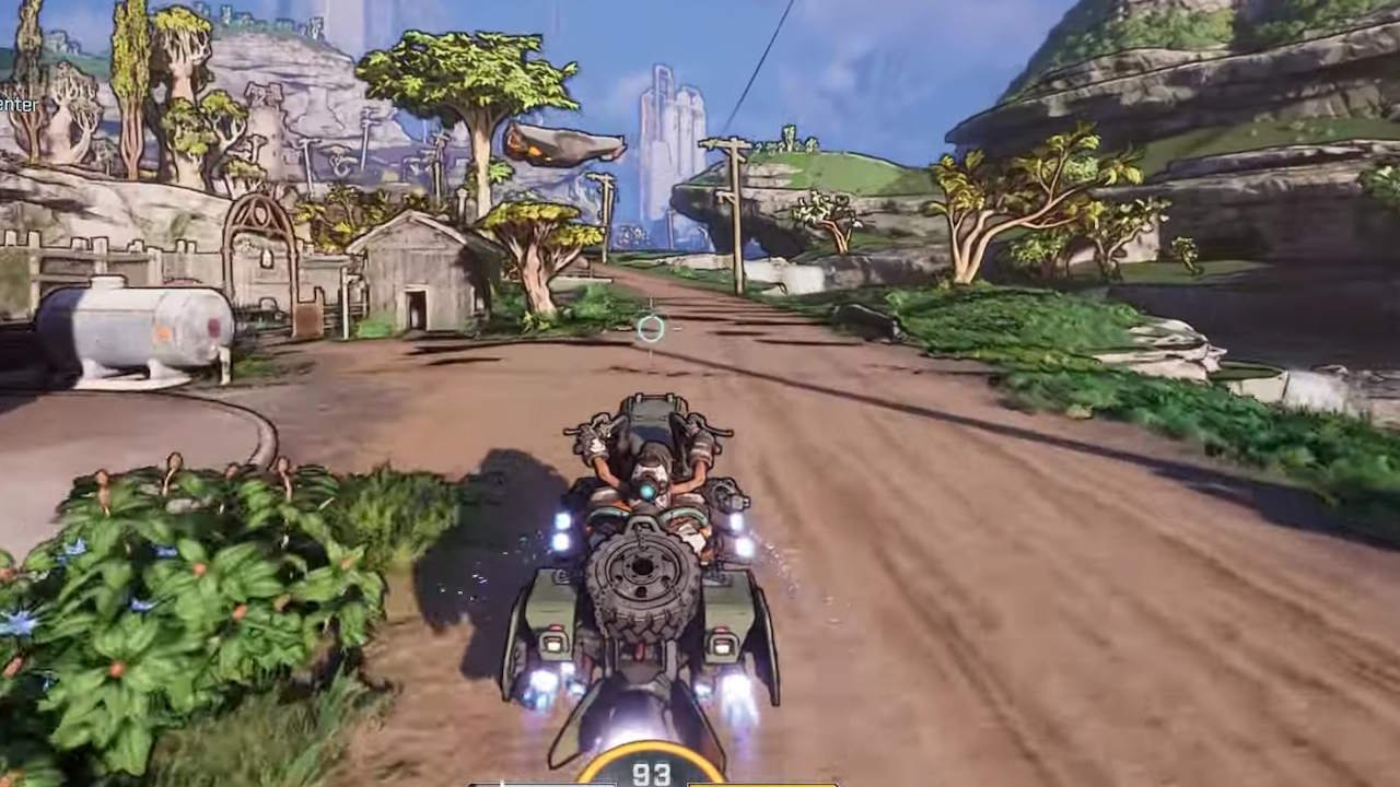 Borderlands 4 riding a vehicle