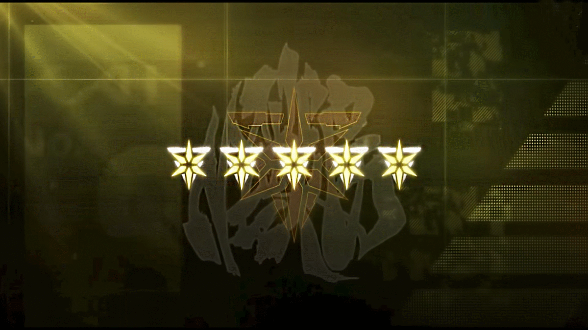 Kaiju No.8 5 Star Pull screen 5 stars