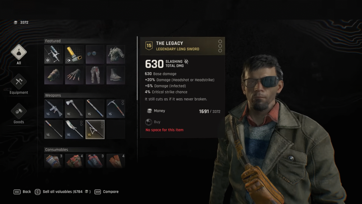 Dying LIght The Beast Town Hall Doug Trader