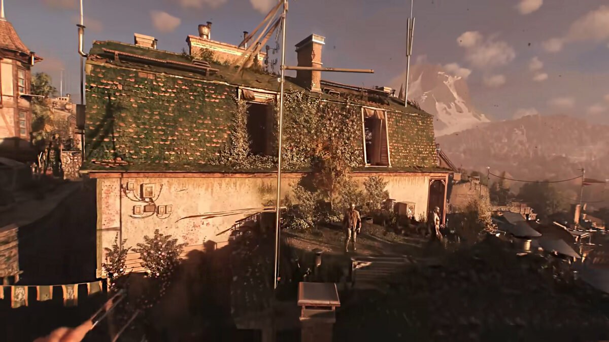 Dying Light The Beast Beast parkour rooftop at evening.png