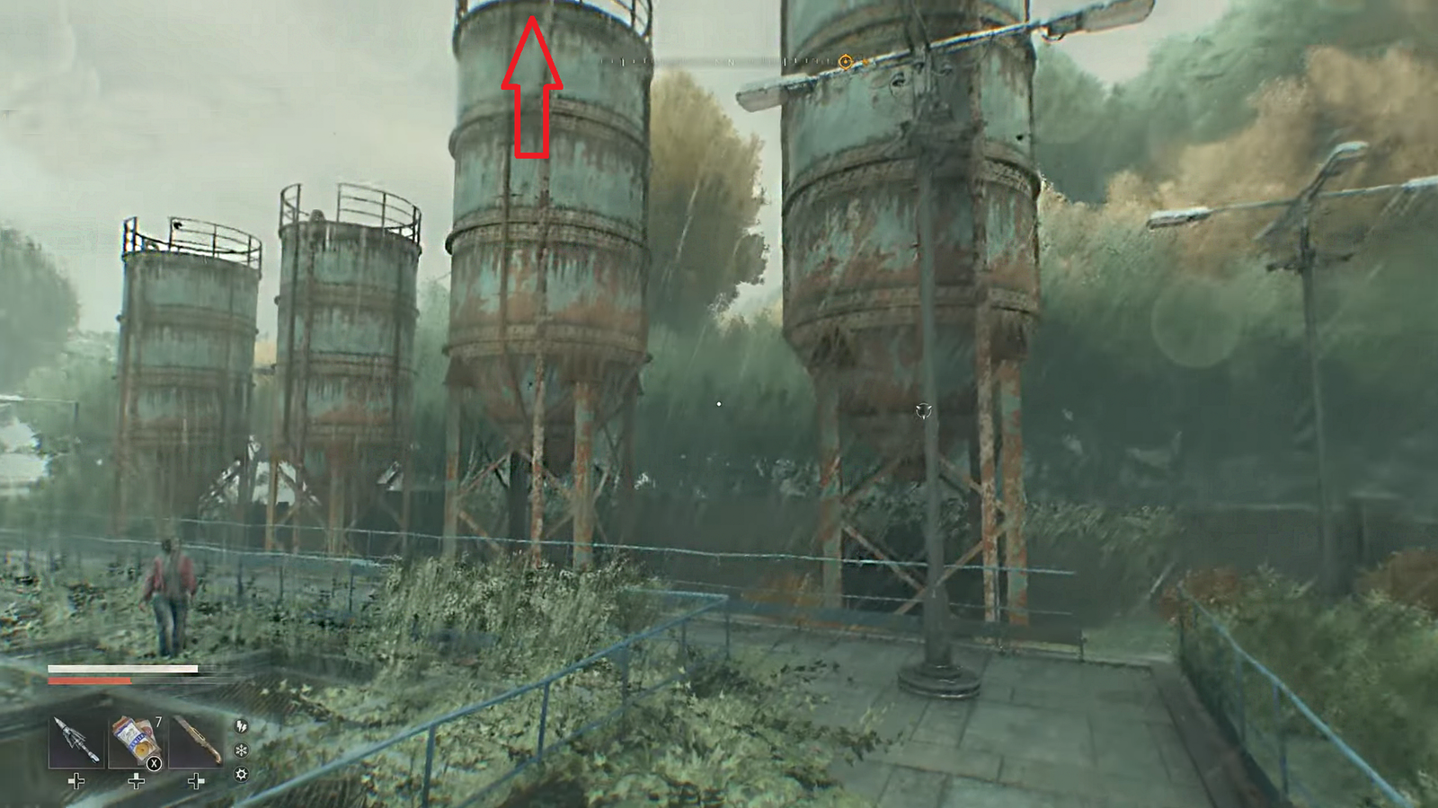 Dying Light The Beast Legendary Weapon Municipal Sewage Treatment Plant in The Vale region.