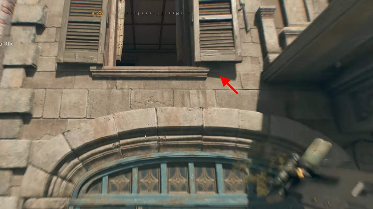 Enter the window to get the treasure map D3 rewards in Dying Light: The Beast