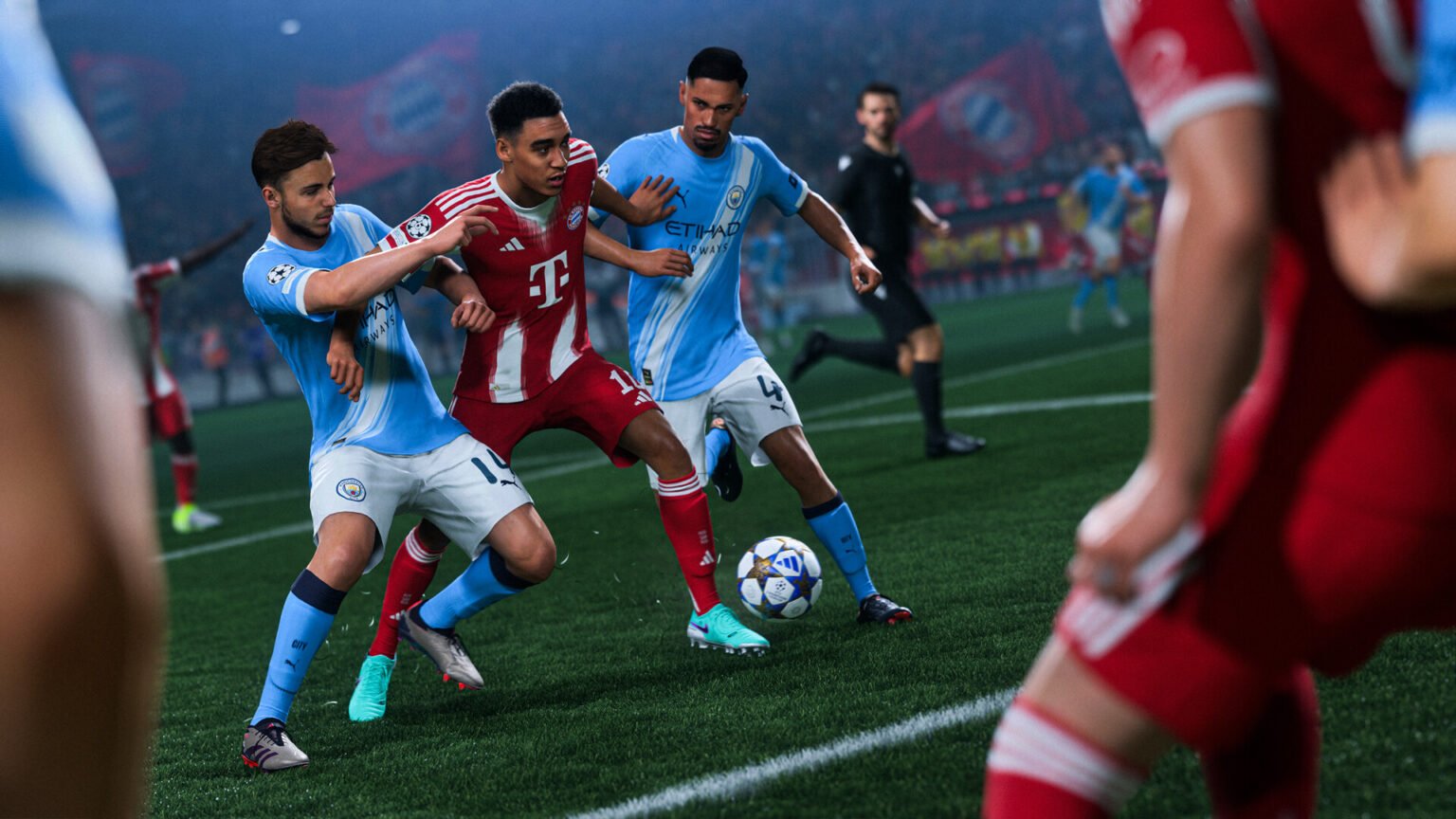 FC 26 passing the ball through defense