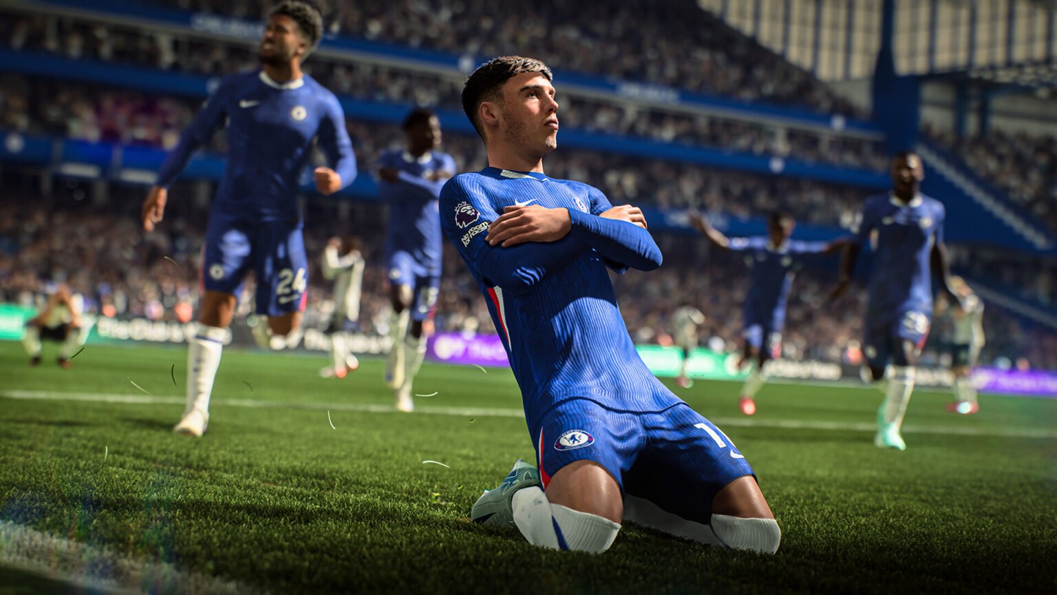 FC 26 player sliding on the field