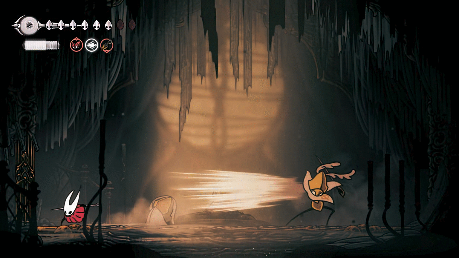 Hollow Knight Silksong - Second Sentinel Boss Counter Melee Force