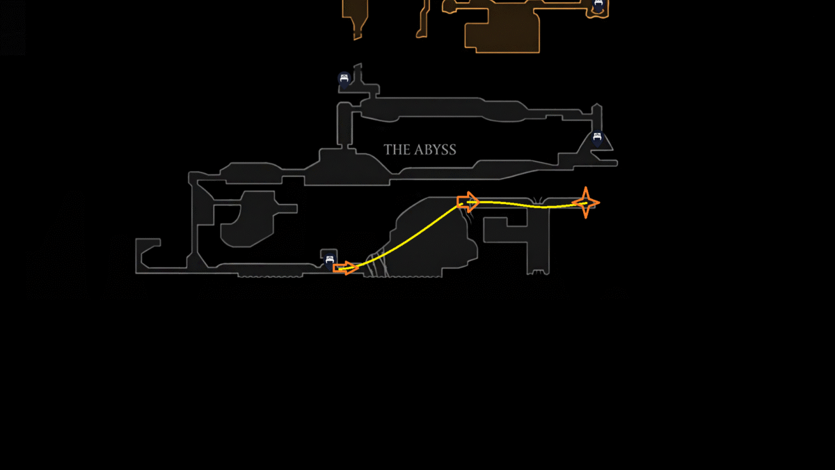 Hollow Knight Silksong, The Abyss Map