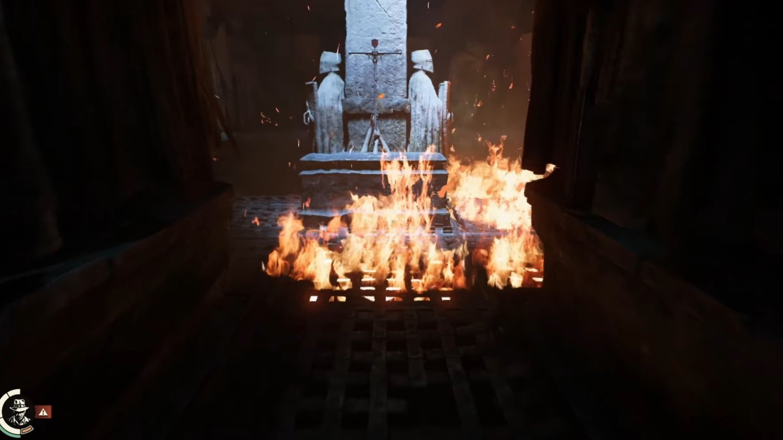 Indiana Jones and the Order of Giants screenshot featuring the second Sceptre room entrance.