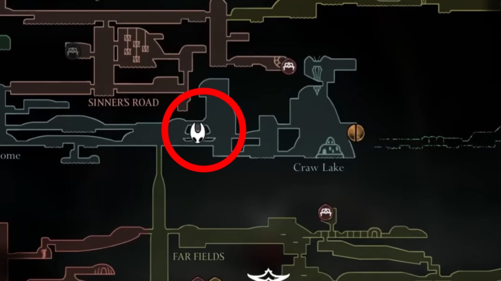 Hollow Knight: Silksong screenshot featuring the map to Verdania,