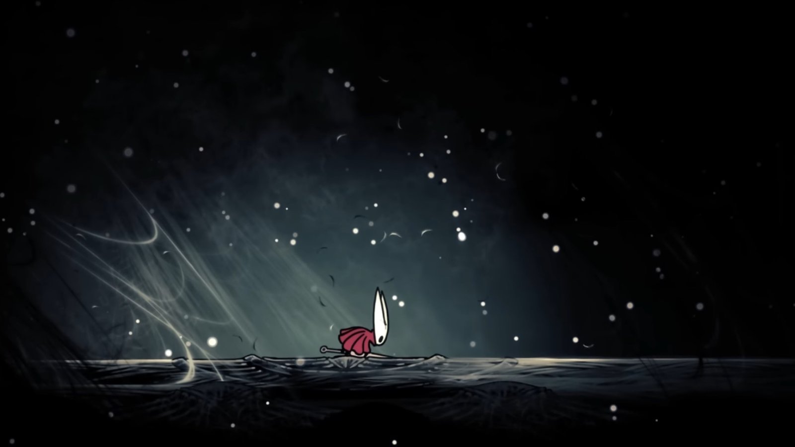 Hollow Knight: Silksong screenshot featuring Hornet waking up at Verdania.