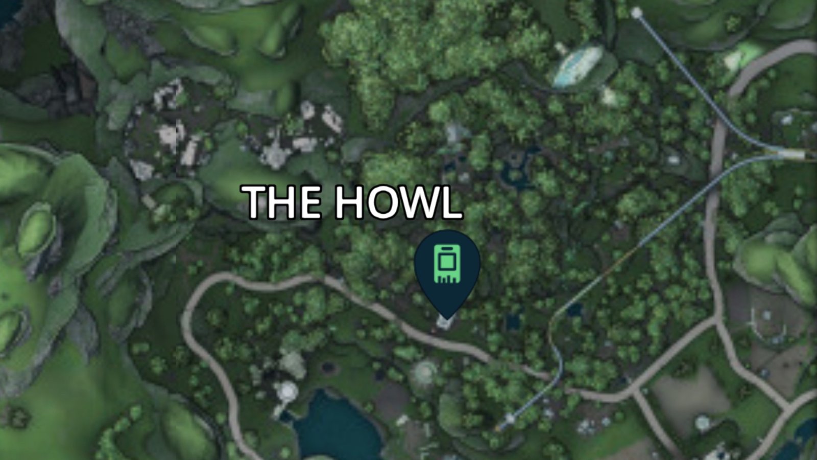 Borderlands 4 map featuring The Order Silo at The Howl.