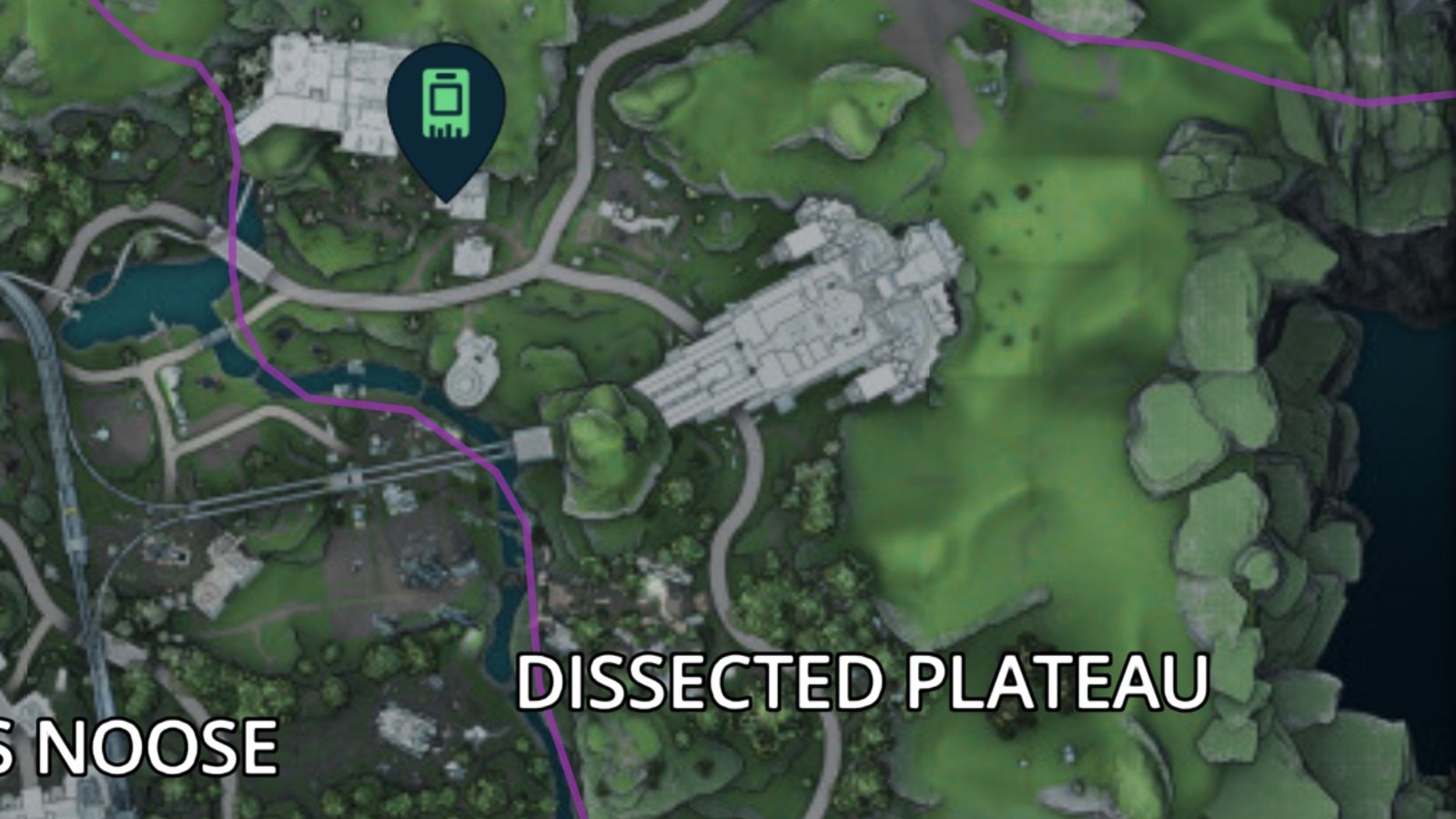 Borderlands 4 map featuring the Order Silo at Dissected Plateau.