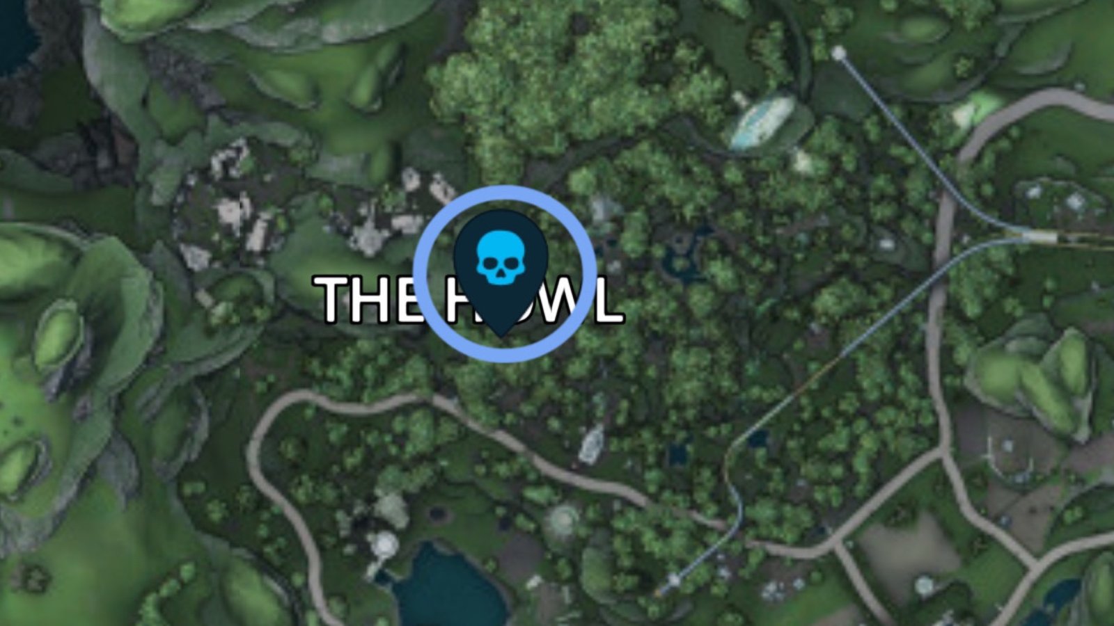Borderlands 4 map featuring the first Dead Bolt in The Howl.