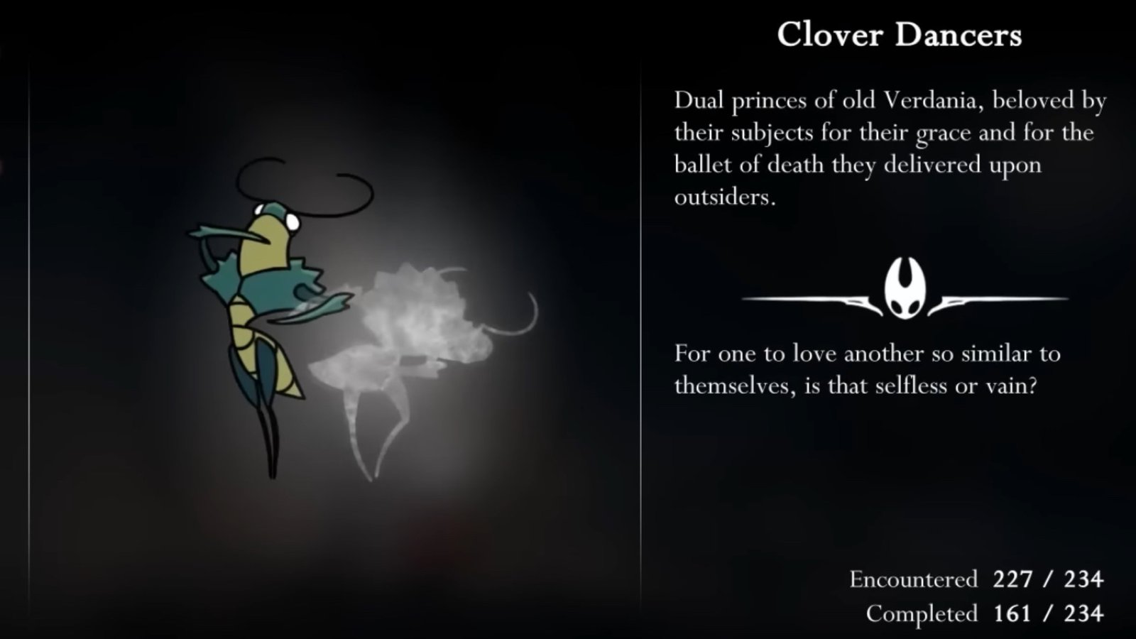Silksong featuring the Hunter's Journal.
