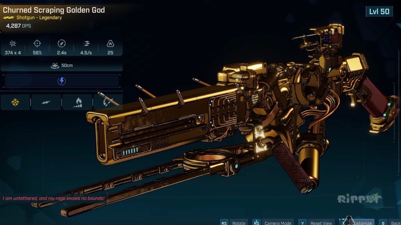 Borderlands 4 Golden God.