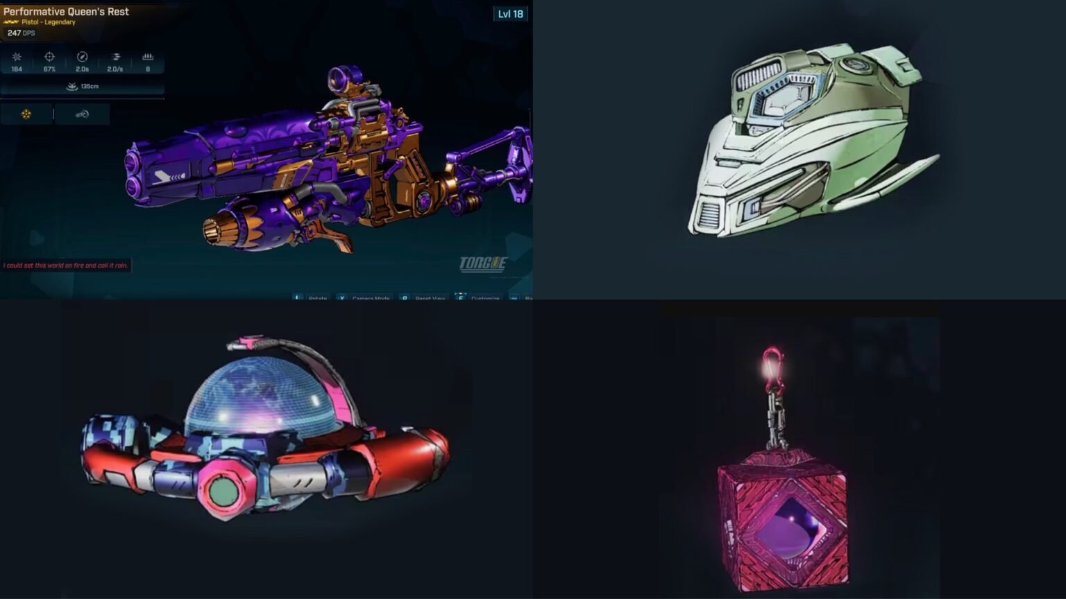 Borderlands 4 Callis the Ripper Queen All Legendary Boss Drops Guide.