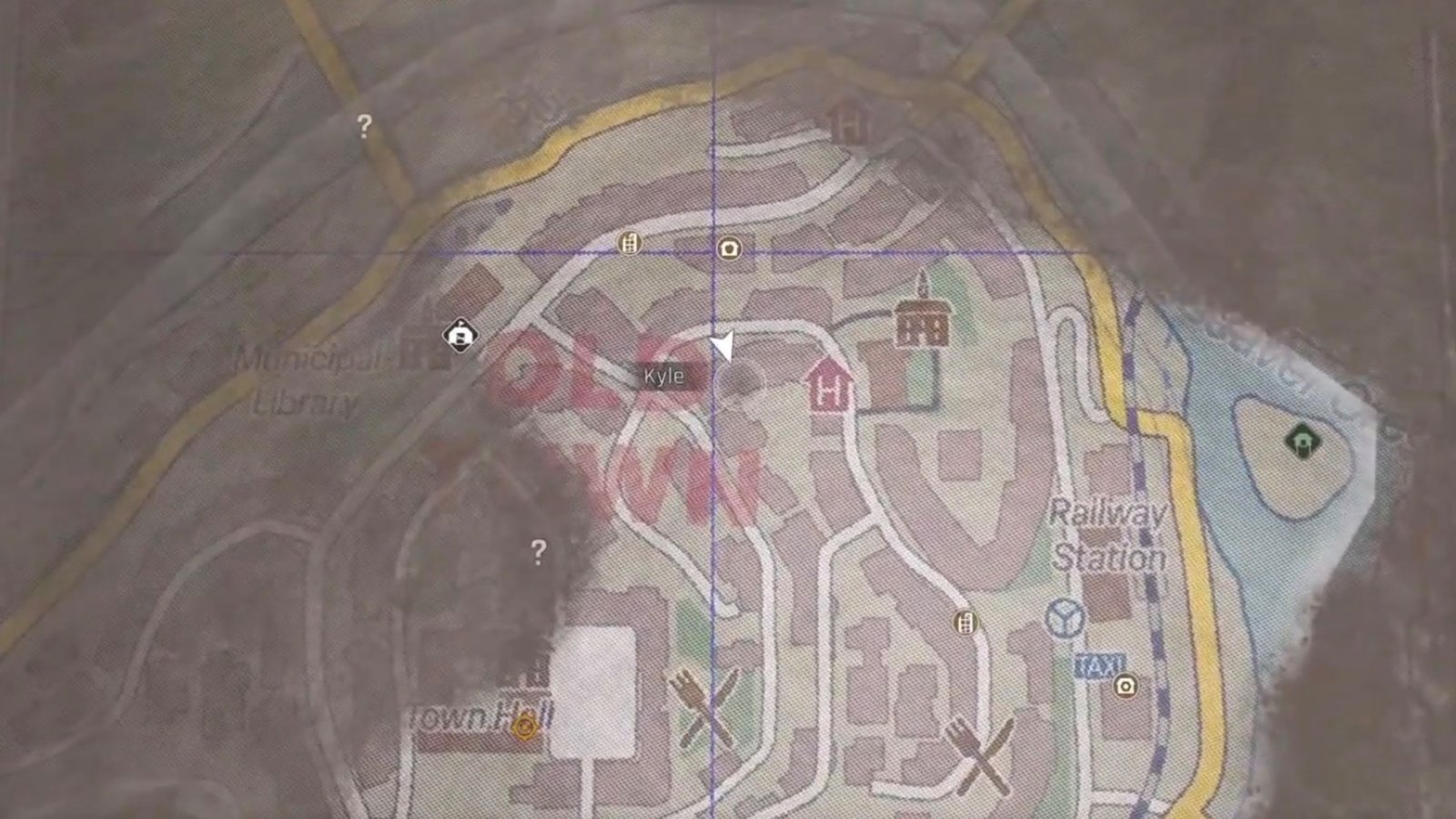 Dying Light: The Beast featuring the 'Experiment on the Infected' note location on the map.