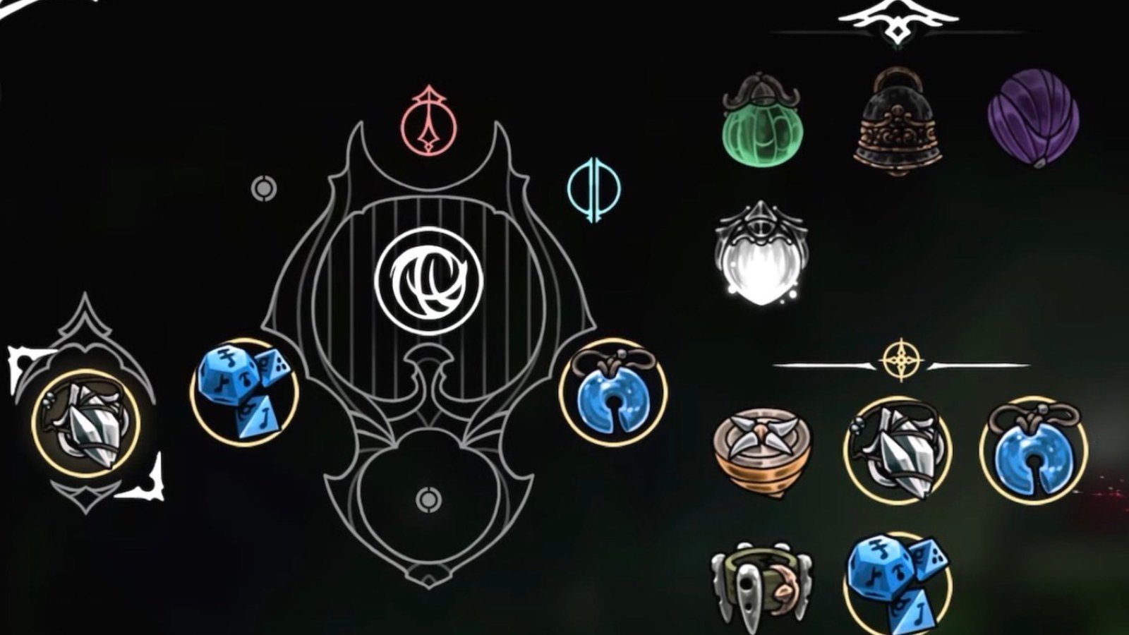 Silksong featuring the Vesticrest and its Tools.