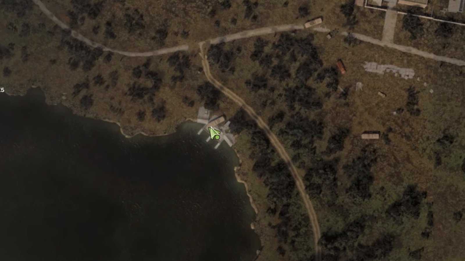Stalker 2 screenshot featuring the fourth Night Goggles map location.