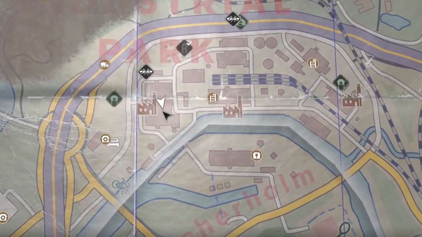Dying Light: The Beast featuring the eighth Baron's Research Memo map location.