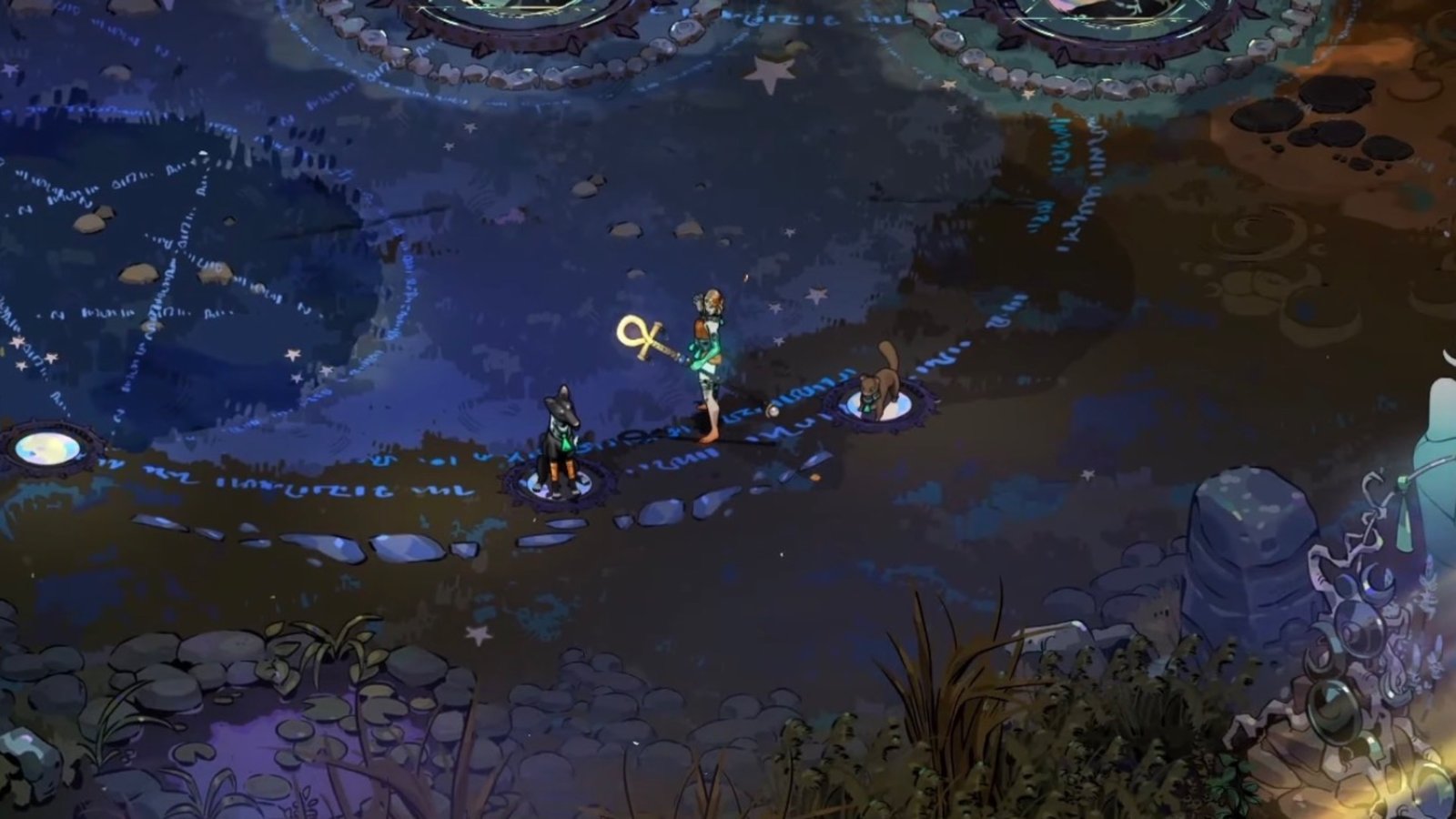Hades 2 screenshot featuring Hecuba the Hound Animal Familiar.