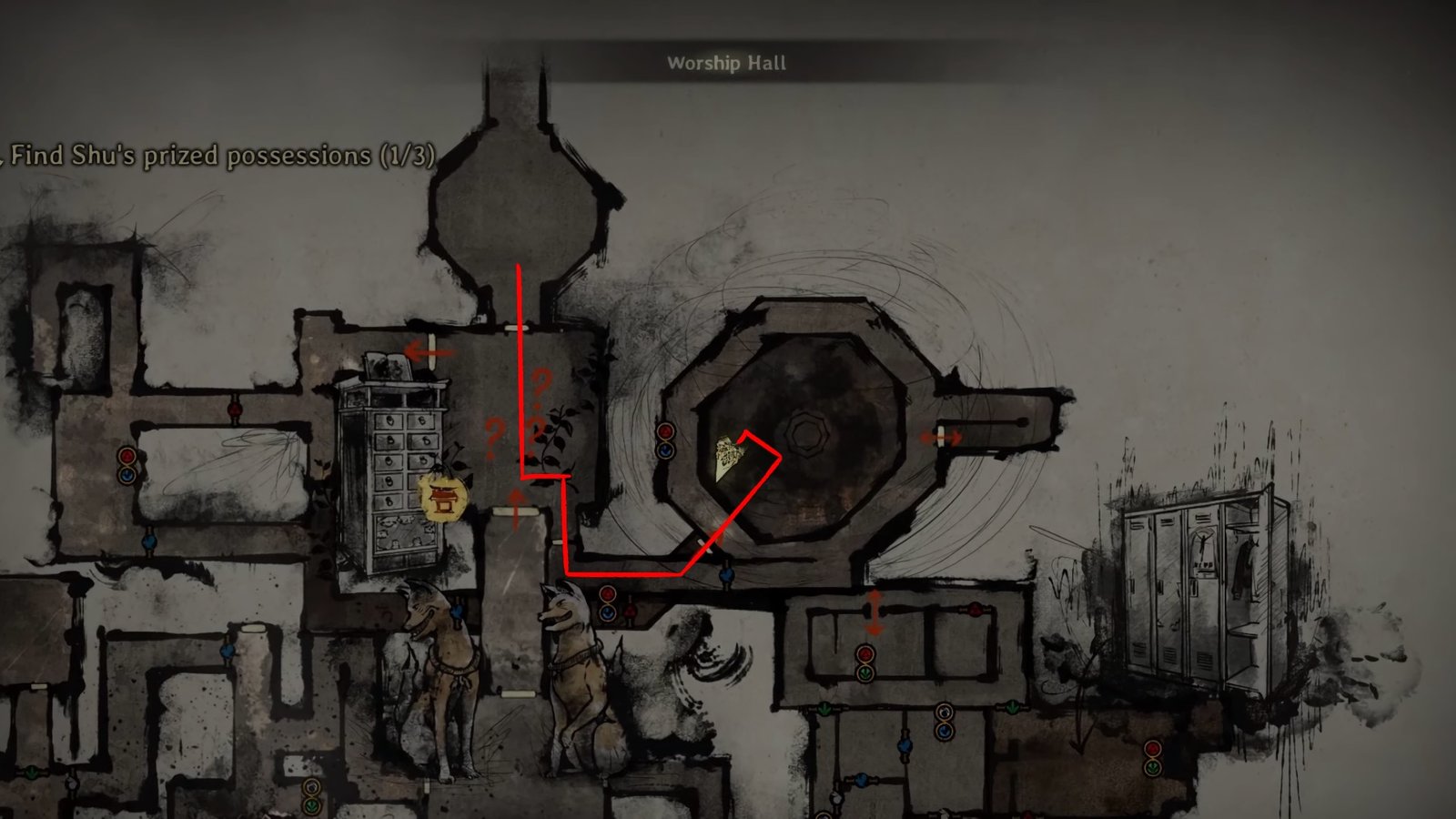 Silent Hill f featuring the third Shu's Prized Possession map route.
