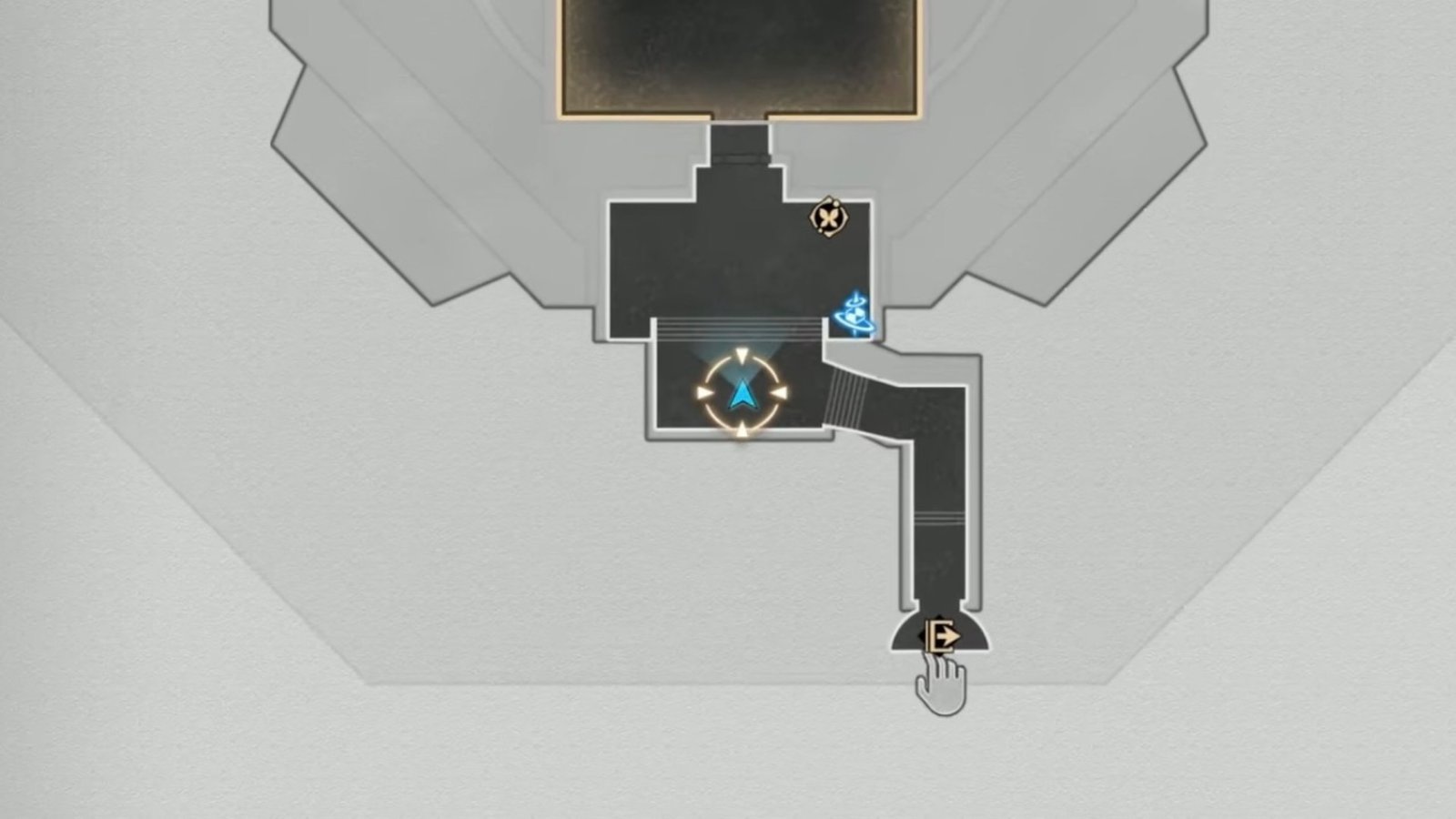 HSR Universal Matrix first Treasure Chest map location.