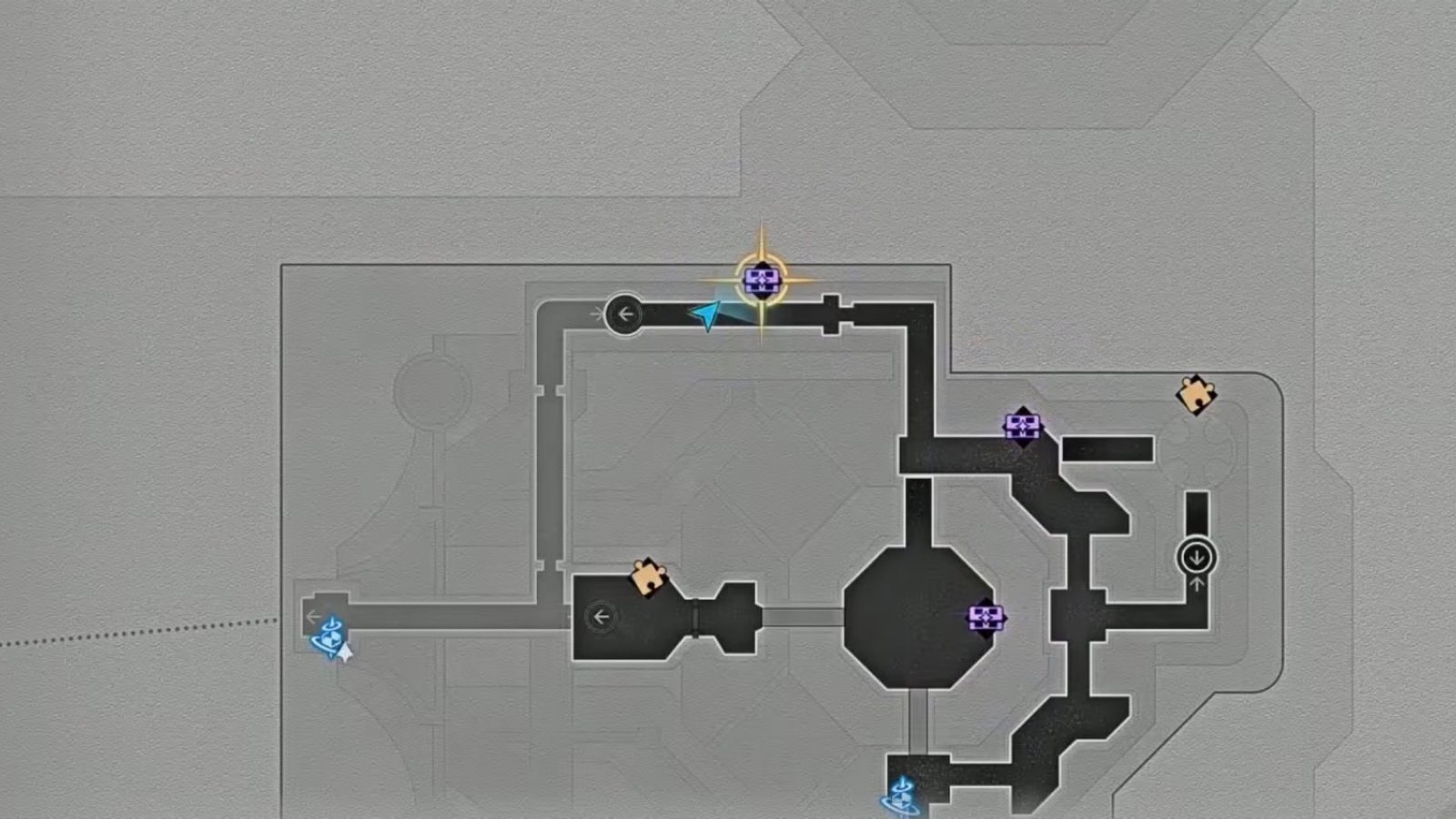 HSR Universal Matrix twelfth Treasure Chest map location.