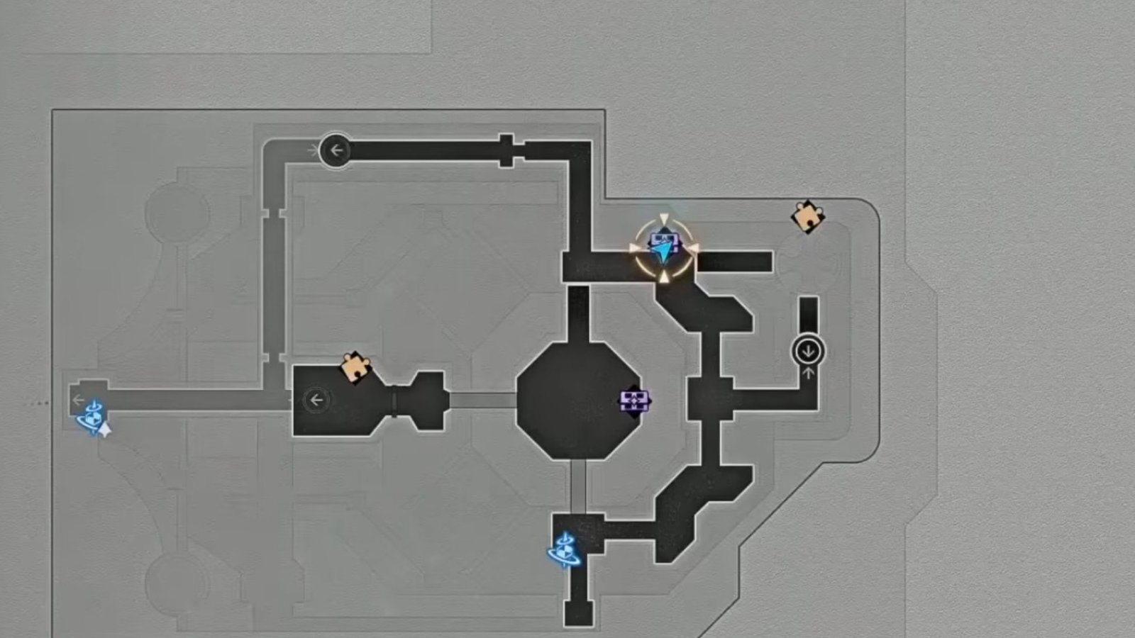 HSR Universal Matrix thirteenth Treasure Chest map location.