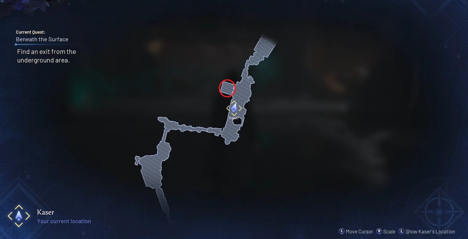 Map with the first collectible in Underground Laboratory in Lost Soul Aside