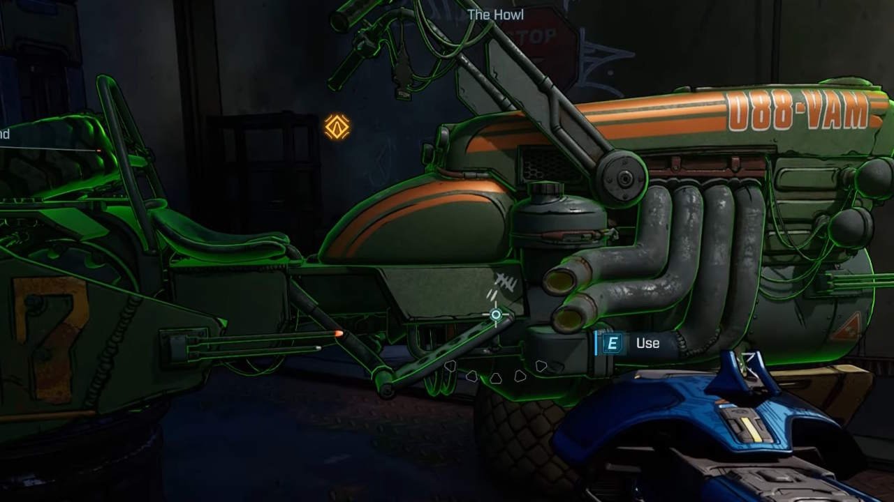 Scanning the vehicle Borderlands 4 Down and Outbound