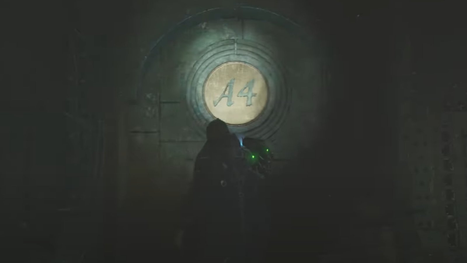 Hell is Us screenshot featuring the protagonist at the A4 pressure plate.