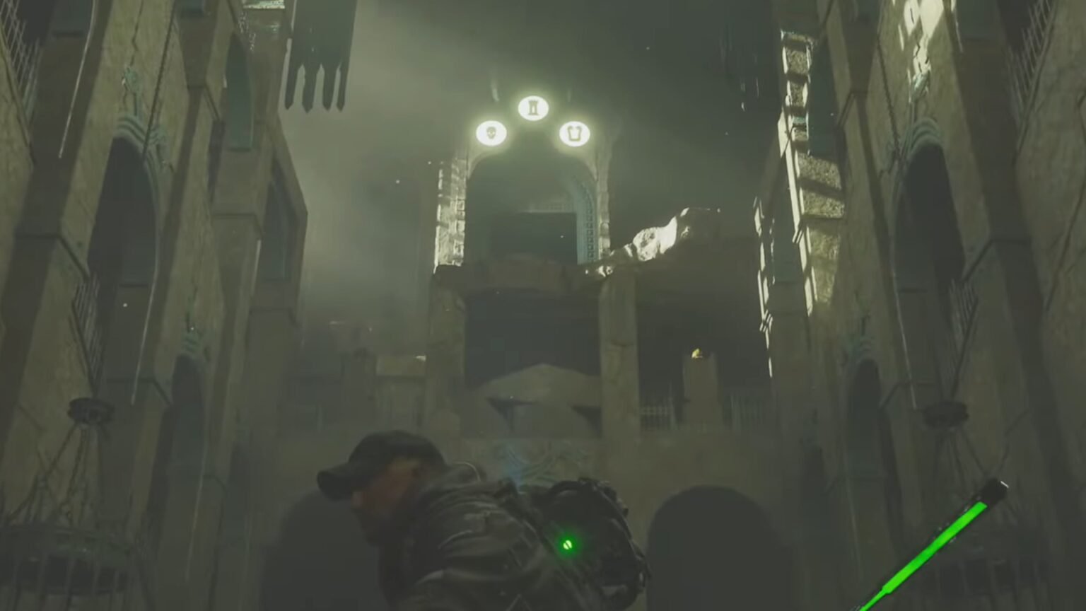 Hell is Us screenshot featuring the Arcas Spire puzzle.