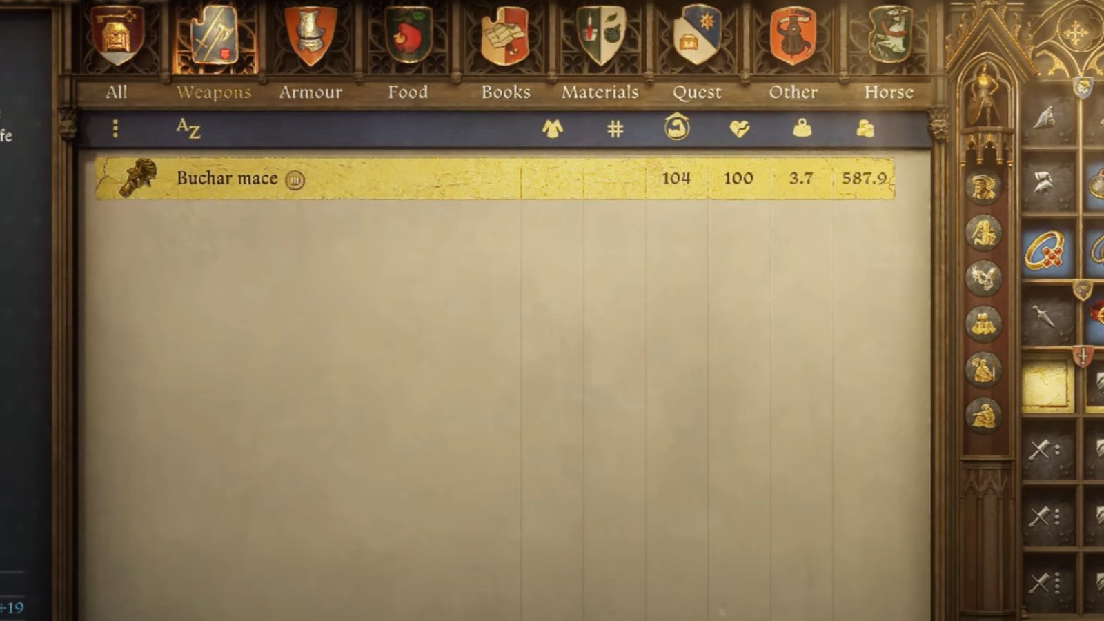 Legacy of the Forge Buchar Mace.