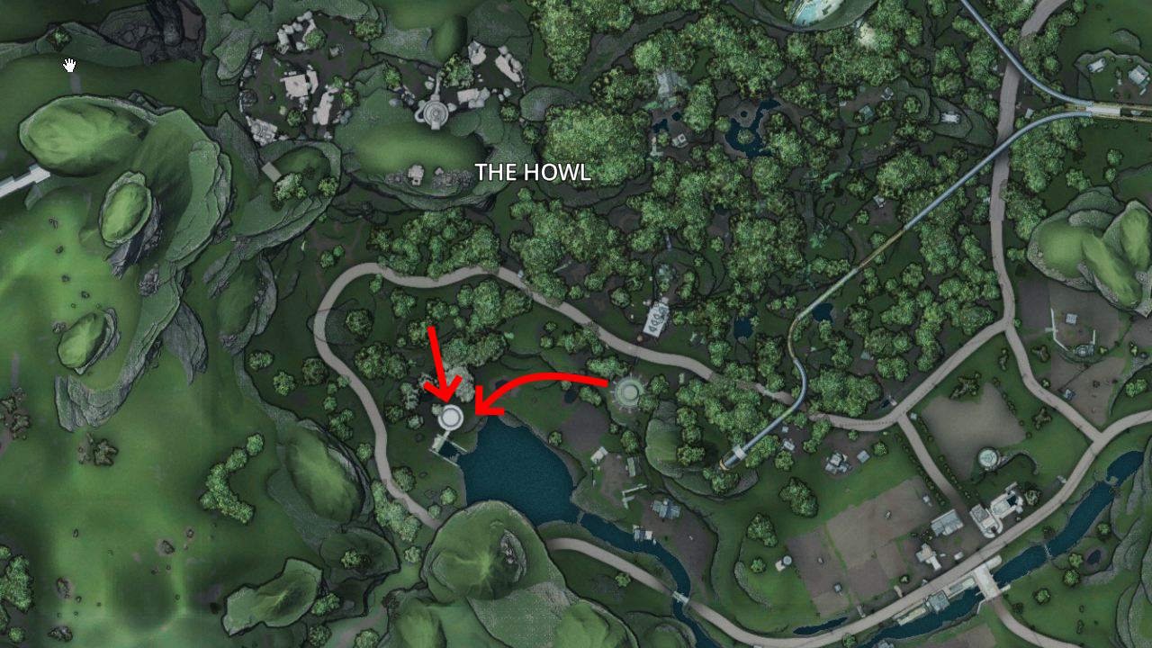 The Gushing Turret Order Silo location