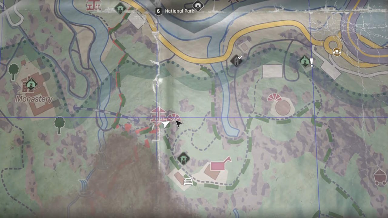 The Treasure Map A1 location in Dying Light: The Beast