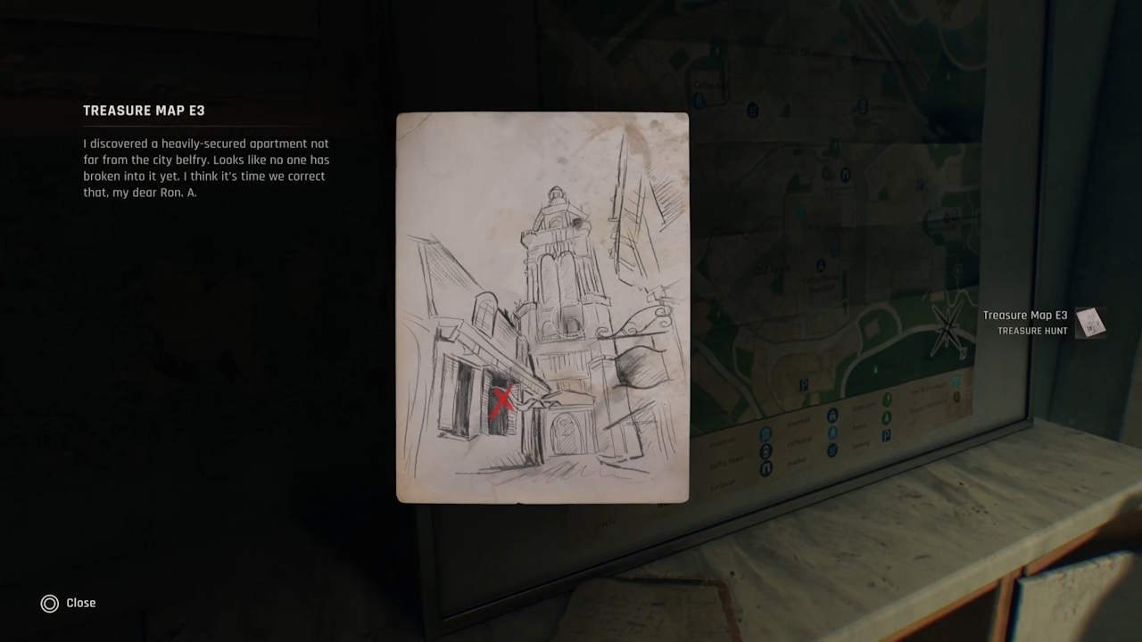 The riddle of Treasure Map E3
