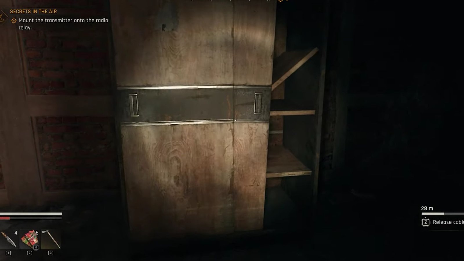 Wooden cupboard to get The Eraser Dying Light The Beast
