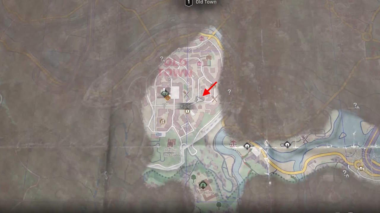 The location of the key to get the treasure map E3 rewards in Dying Light: The Beast