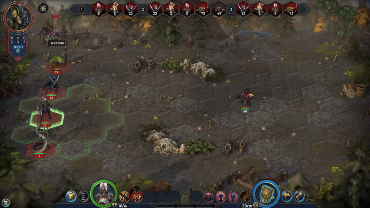 An overview of the gameplay in Heroes of Might and Magic: Olden Era (Demo)